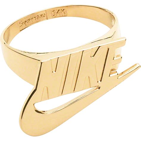 Gold Nike Ring 